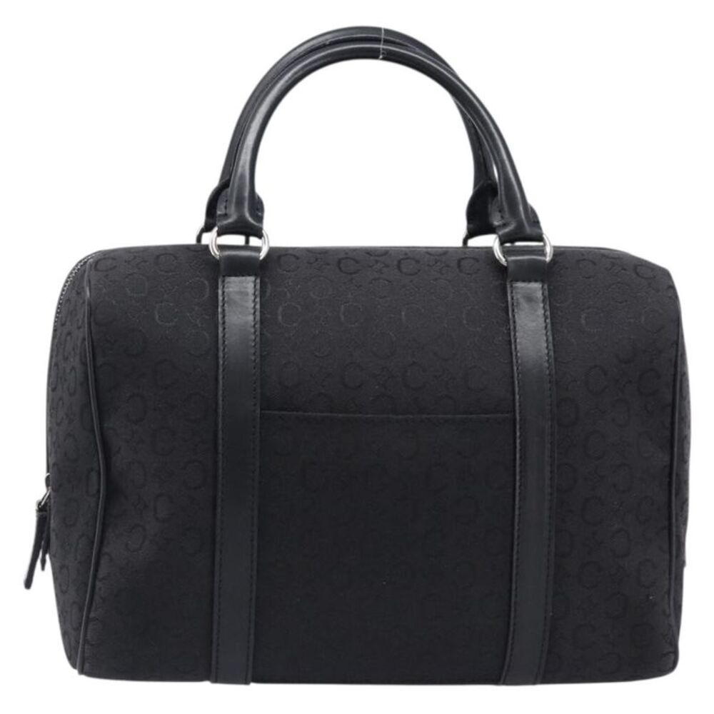 Celine Boston C Macadam Canvas Black Canvas Handbag